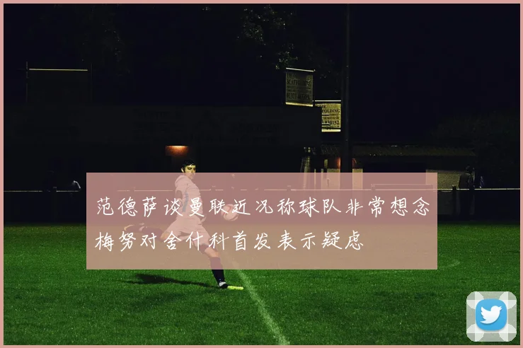 范德萨谈曼联近况称球队非常想念梅努对舍什科首发表示疑虑